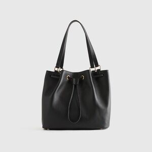 Quince Black Bucket Bag